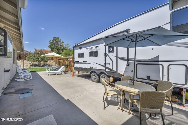 1416 Sally Ln, Gardnerville, NV 89460 - view of patio / terrace featuring outdoor dining space
