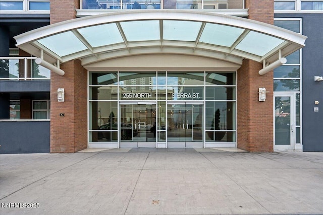 255 N Sierra St Unit 1410, Reno, NV 89501 - property entrance featuring brick siding