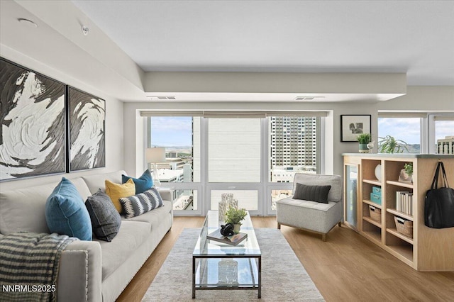 255 N Sierra St Unit 1410, Reno, NV 89501 - living area featuring wood finished floors