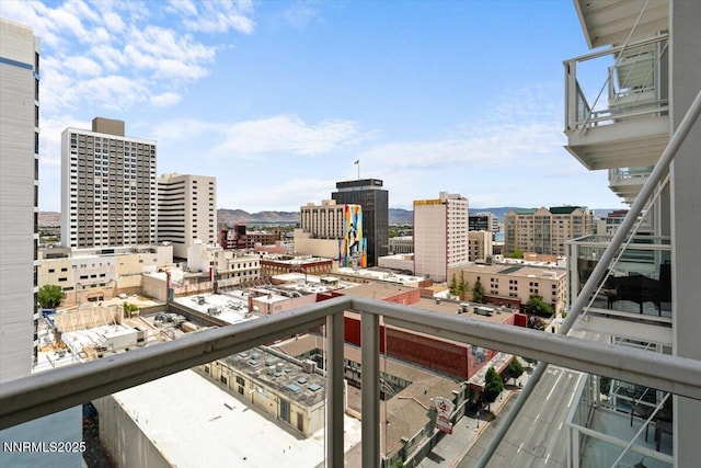 255 N Sierra St Unit 1410, Reno, NV 89501 - balcony with a city view