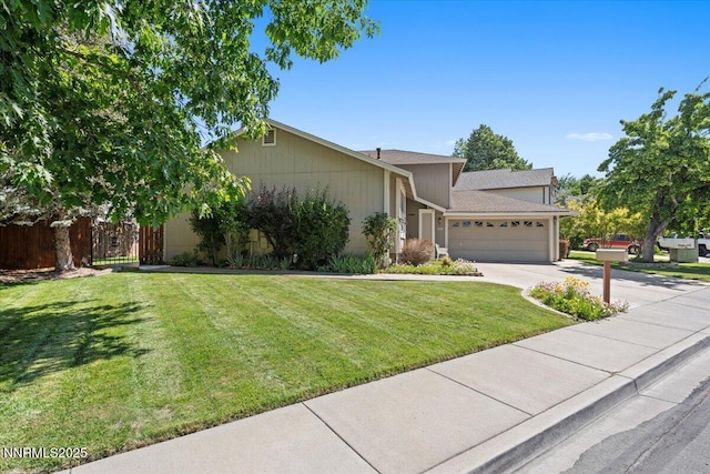 4492 Trenton Ct, Sparks, NV 89436 - view of front facade featuring an attached garage and driveway