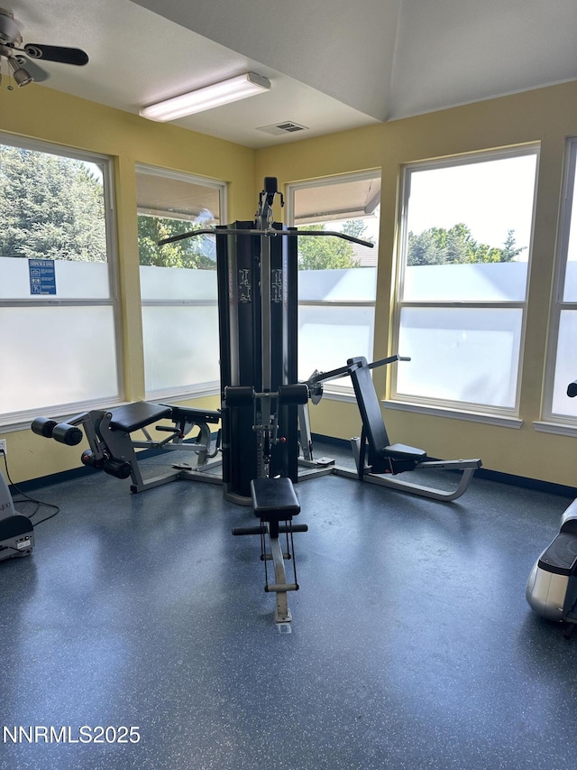 200 Talus Way Unit 434, Reno, NV 89503 - workout area with a ceiling fan