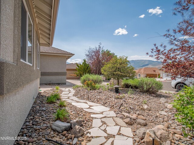 1037 Haystack Dr, Carson City, NV 89705 - view of yard with a mountain view
