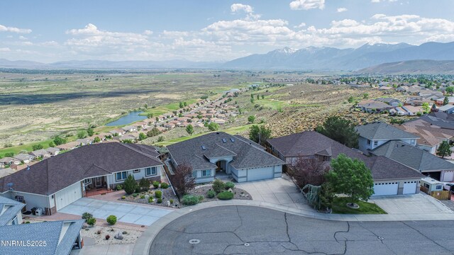 1037 Haystack Dr, Carson City, NV 89705 - aerial view of residential area with a mountainous background