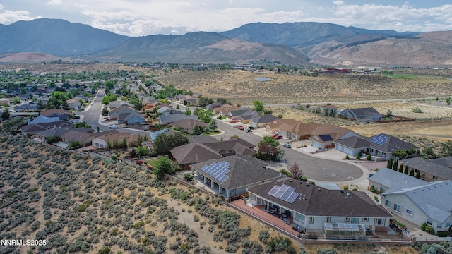 1037 Haystack Dr, Carson City, NV 89705 - aerial view of residential area featuring mountains