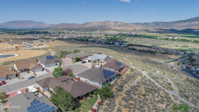 1037 Haystack Dr, Carson City, NV 89705 - aerial view of residential area featuring mountains