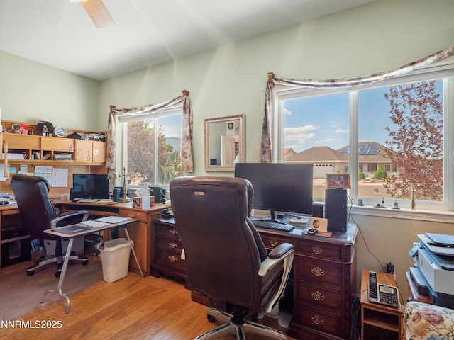 1037 Haystack Dr, Carson City, NV 89705 - office area with light wood-style floors