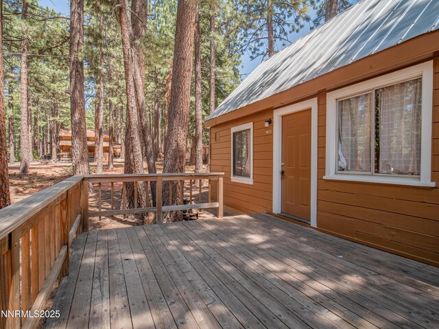 3790 Stewart Way S, Lake Tahoe, CA 96150 - view of wooden deck