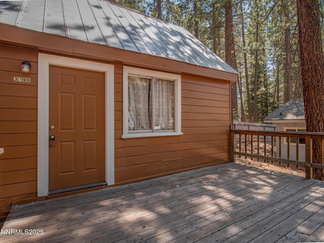 3790 Stewart Way S, Lake Tahoe, CA 96150 - view of wooden terrace