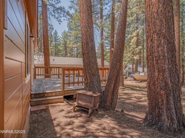 3790 Stewart Way S, Lake Tahoe, CA 96150 - view of wooden terrace