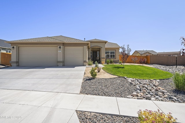 910 Cranfield Ct, Reno, NV 89506 - view of front of house with an attached garage, concrete driveway, and stucco siding