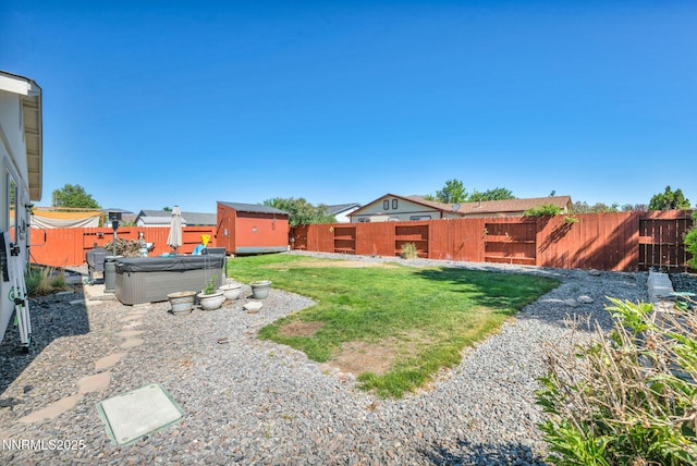 17533 Javalina Ct, Reno, NV 89508 - view of yard featuring a hot tub