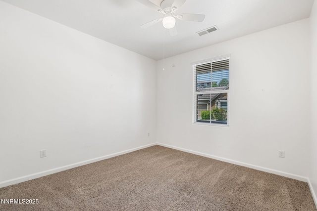 469 N Sand Crane Cir, Sparks, NV 89436 - carpeted spare room featuring baseboards and a ceiling fan