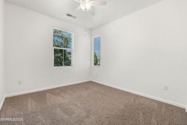 469 N Sand Crane Cir, Sparks, NV 89436 - carpeted spare room featuring baseboards and ceiling fan