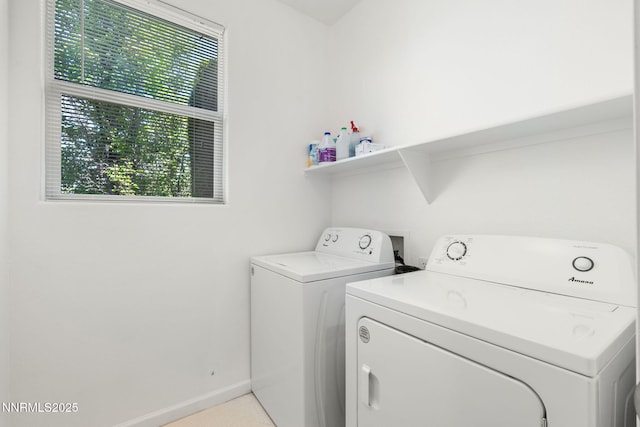 469 N Sand Crane Cir, Sparks, NV 89436 - laundry room with separate washer and dryer, plenty of natural light, and baseboards