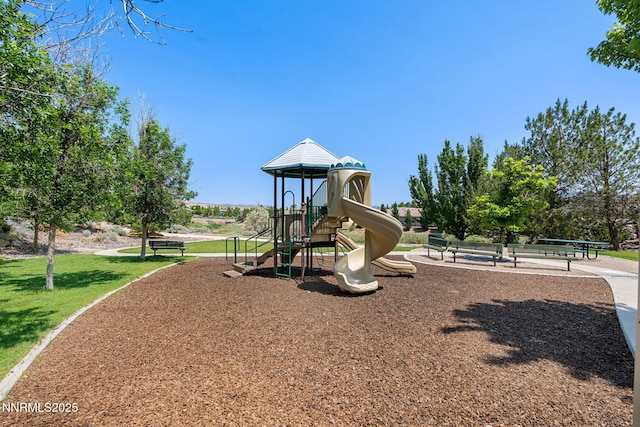 469 N Sand Crane Cir, Sparks, NV 89436 - communal playground featuring a yard