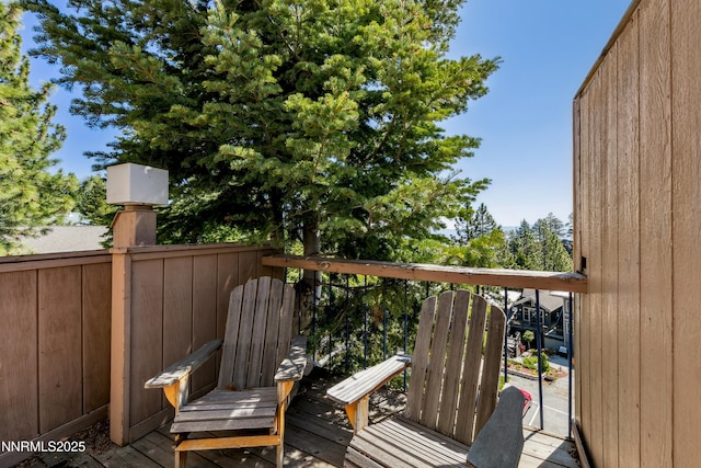 340 Quaking Aspen Ln # C, Stateline, NV 89449 - view of wooden terrace
