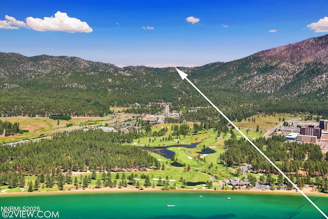340 Quaking Aspen Ln # C, Stateline, NV 89449 - bird's eye view of a water and mountain view