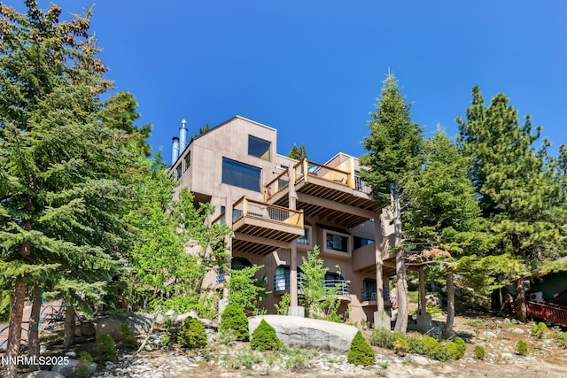 340 Quaking Aspen Ln # C, Stateline, NV 89449 - back of house with a balcony