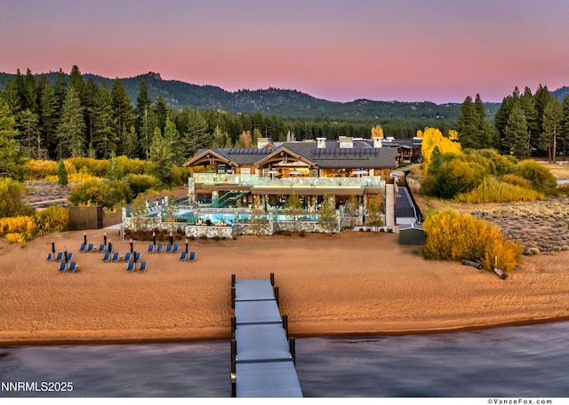 33 Beach Club Dr Unit 506, Stateline, NV 89449 - view of pool with a forest view and a mountain view