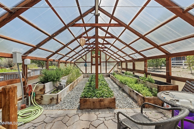 1020 N Cantlon Ln, Reno, NV 89521 - view of patio with a vegetable garden