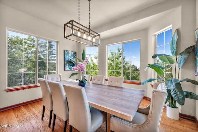 14210 Wild Quail Ct, Reno, NV 89511 - dining room featuring light wood-style floors and a chandelier