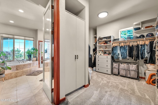 14210 Wild Quail Ct, Reno, NV 89511 - walk in closet featuring tile patterned floors