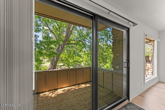 1308 Jones St, Reno, NV 89503 - entryway featuring wood finished floors