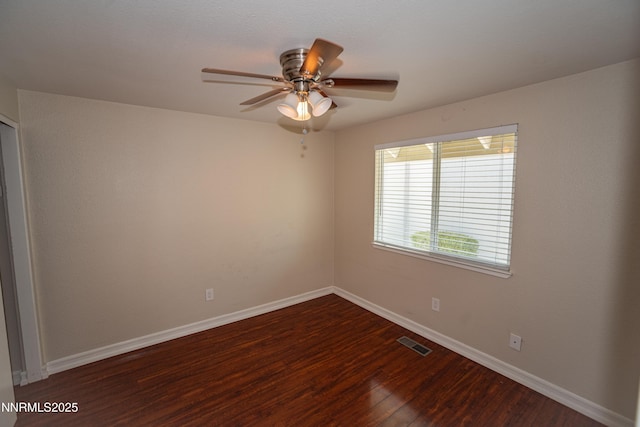1169 Wagon Wheel Cir, Reno, NV 89503 - spare room with dark wood finished floors and ceiling fan