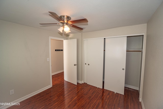 1169 Wagon Wheel Cir, Reno, NV 89503 - unfurnished bedroom featuring wood finished floors, a closet, and ceiling fan