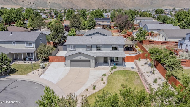 18105 Pasado Ct, Reno, NV 89508 - aerial perspective of suburban area with mountains