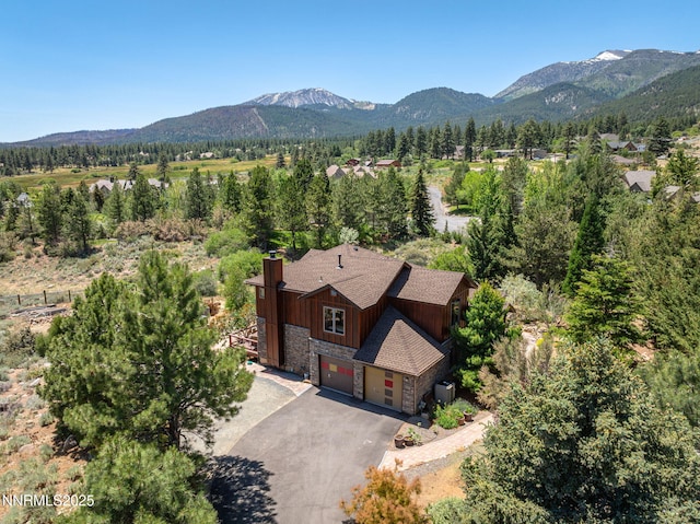 16460 Jefte Ct, Reno, NV 89511 - view from above of property featuring a mountainous background