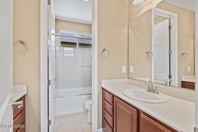 1080 S University Park Loop, Reno, NV 89512 - bathroom featuring vanity, toilet, shower / washtub combination, and tile patterned floors