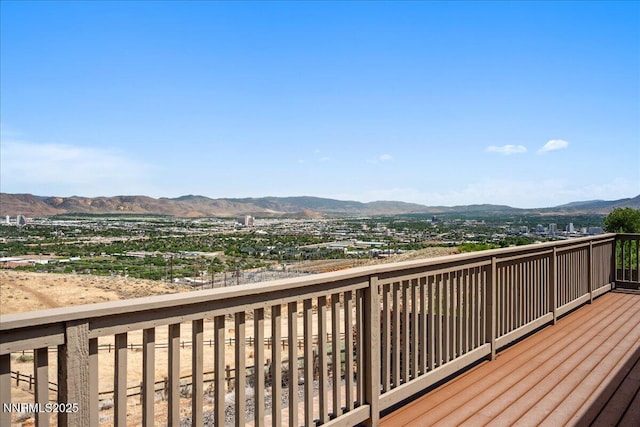 1080 S University Park Loop, Reno, NV 89512 - wooden terrace with a mountain view
