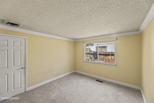 779 E York Way, Sparks, NV 89434 - spare room with carpet flooring, a textured ceiling, baseboards, and crown molding