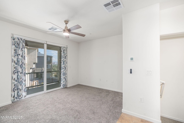 3002 Sterling Ridge Cir, Sparks, NV 89431 - spare room featuring ceiling fan, carpet floors, and baseboards