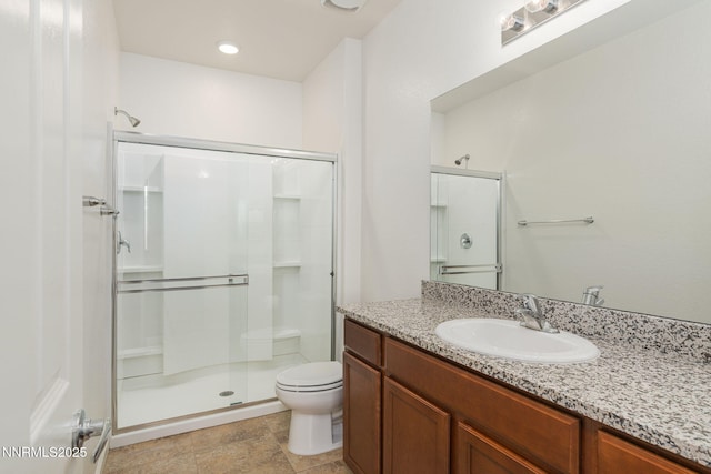 3002 Sterling Ridge Cir, Sparks, NV 89431 - full bath featuring a stall shower, toilet, and vanity