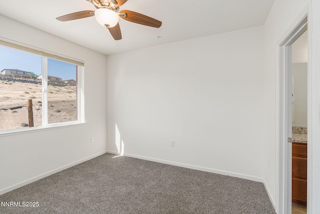 3002 Sterling Ridge Cir, Sparks, NV 89431 - carpeted empty room with baseboards and a ceiling fan