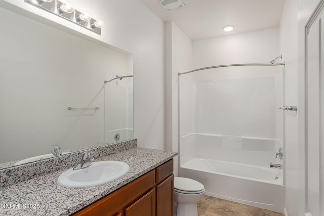 3002 Sterling Ridge Cir, Sparks, NV 89431 - bathroom with vanity,  shower combination, and toilet