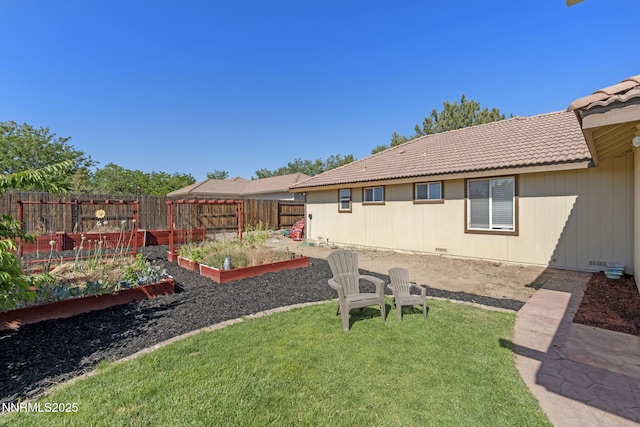 115 Stags Leap Cir, Spanish Springs, NV 89441 - view of yard with a garden