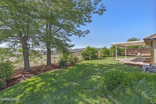115 Stags Leap Cir, Spanish Springs, NV 89441 - fenced backyard featuring a patio