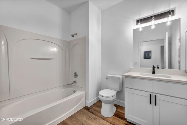6850 Sharlands Ave # E1017, Reno, NV 89523 - bathroom featuring vanity, shower / washtub combination, and wood finished floors
