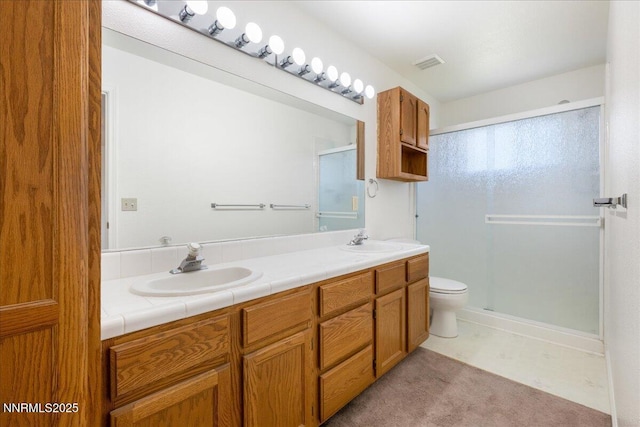 1290 Saddlehorn Ct, Minden, NV 89423 - full bath featuring a shower stall and double vanity