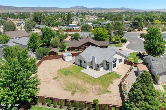 1290 Saddlehorn Ct, Minden, NV 89423 - aerial view of residential area with a mountainous background
