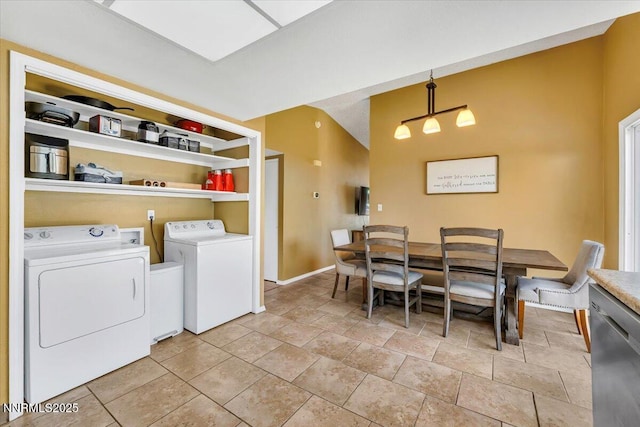 809 Glen Valley Dr, Sparks, NV 89434 - laundry room with separate washer and dryer and baseboards