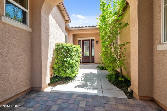 7601 Autumn Ridge Cir, Reno, NV 89523 - property entrance with stucco siding