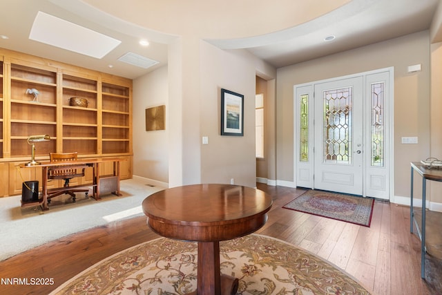 7601 Autumn Ridge Cir, Reno, NV 89523 - foyer entrance featuring hardwood / wood-style floors and recessed lighting
