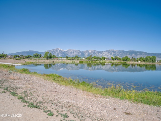 1221 Lasso Ln, Gardnerville, NV 89410 - water view with a mountainous background