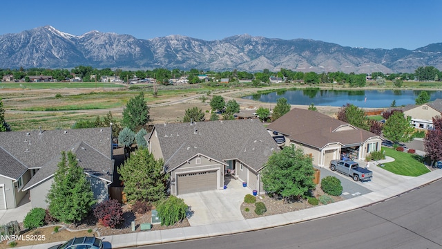 1221 Lasso Ln, Gardnerville, NV 89410 - bird's eye view of a water and mountain view