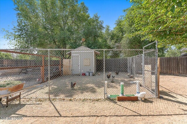 805 Samantha Cir, Fallon, NV 89406 - view of yard featuring an outbuilding and exterior structure